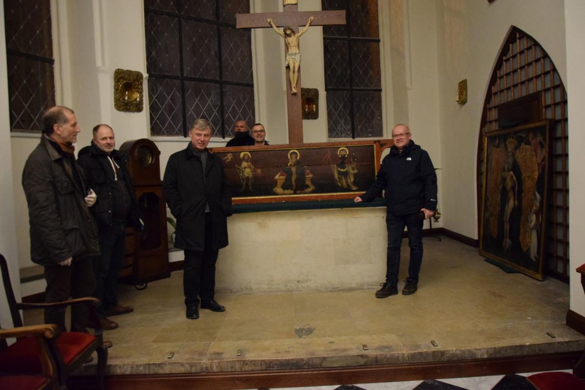 Die Predella in der Marienkirche zu Danzig